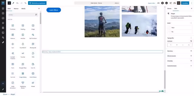Umieszczenie dodatkowego elementu na stronę WordPress Blog CraftedWP