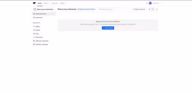 Widok Panelu Webflow Blog CraftedWP