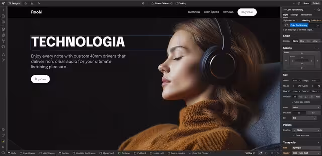 Zmiana nagłówka Webflow Blog CraftedWP