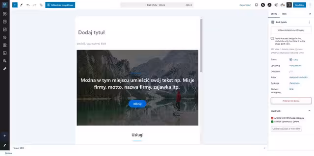 Zmiana widoku na mobilny WordPress Blog CraftedWP