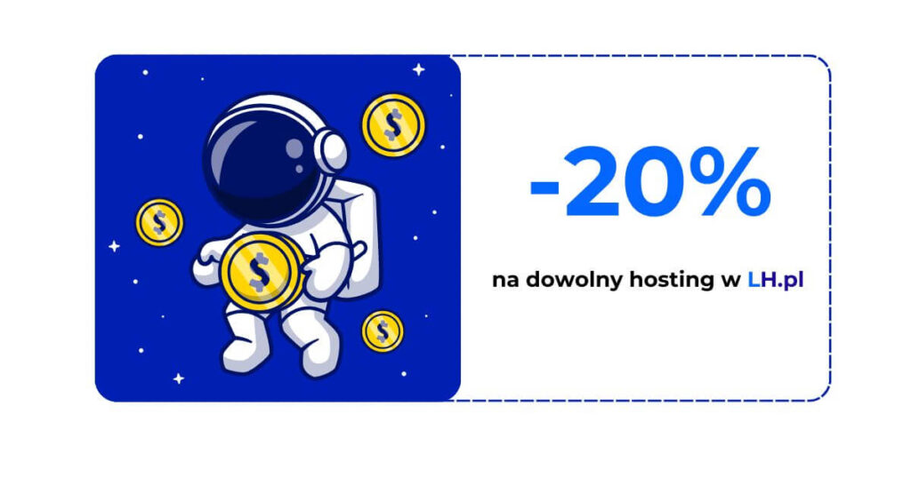 Zniżka na hosting -20% LH.PL