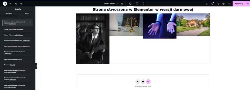 Historia zmian w WordPress Elementor Blog CraftedWP
