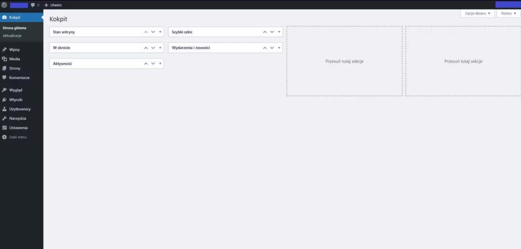 Kokpit WordPress Blog CraftedWP