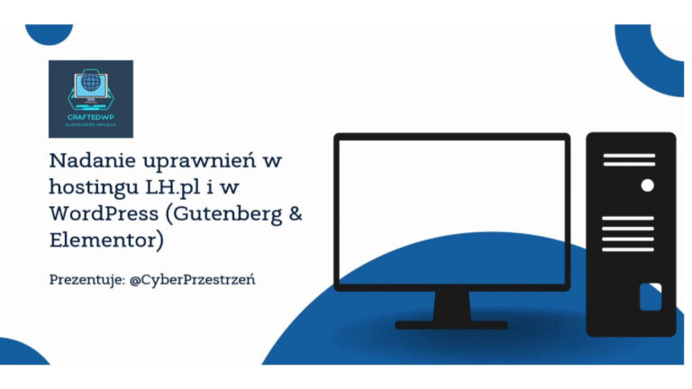 Tytuł wideo na YouTubie nadanie uprawnień hosting i WordPress