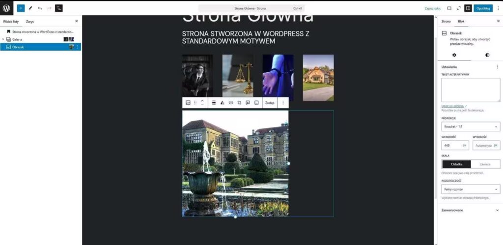 Zmiana wielkości zdjecia Blog CraftedWP