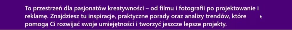 Blog sekcja opis agencja marketingowa Blog CraftedWP