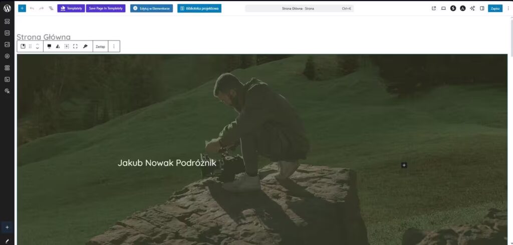 Efekt Paralaksy w WordPress Gutenberg Blog CraftedWP