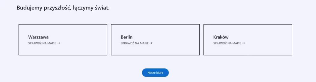 Strona MultiPage sekcja lokalizację firma konstrukcyjna Blog CraftedWP