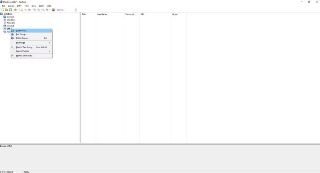 KeePass - dodanie wpisu Blog CraftedWP