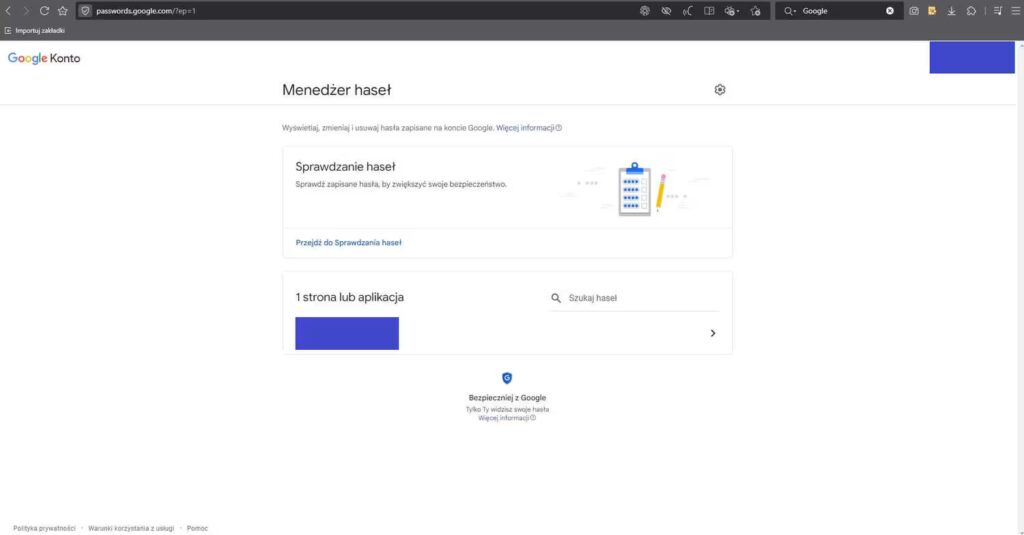 Menadżer haseł od Google passwords.google.com Blog CraftedWP