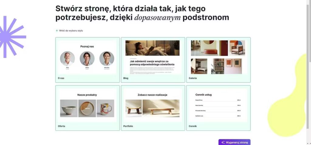 WebWave - kreator stron dobór podstron Blog CraftedWP