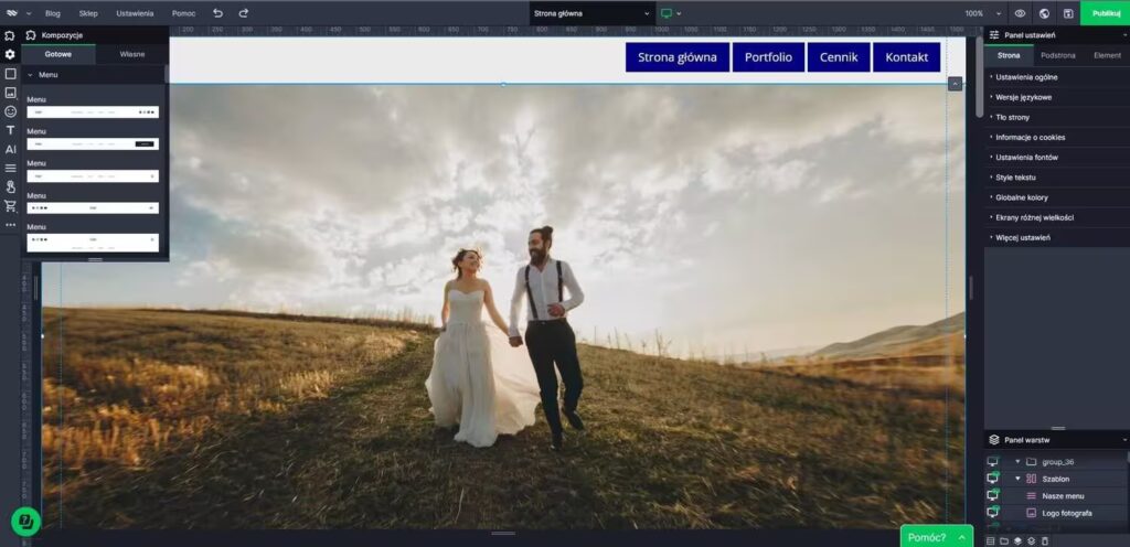 WebWave - kreator stron dodanie elementów na stronę Blog CraftedWP