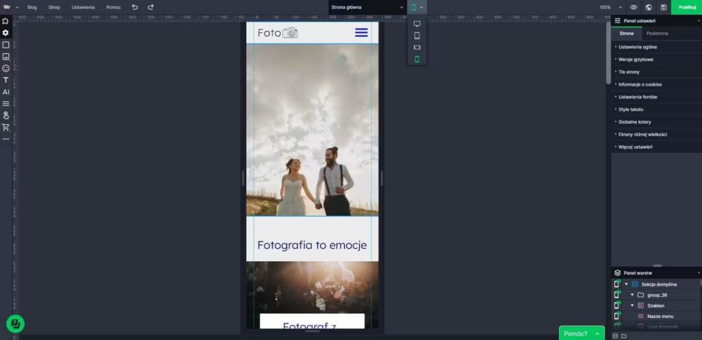 WebWave - kreator stron wersja mobilna Blog CraftedWP