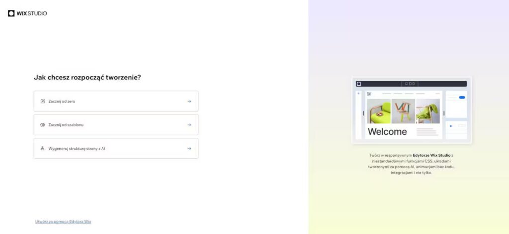 Wix studio - kreator stron Blog CraftedWP
