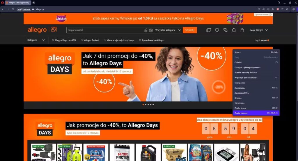 Strona internetowa allegro.pl Blog CraftedWP