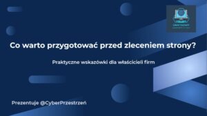Co warto przygotować przed zleceniem strony