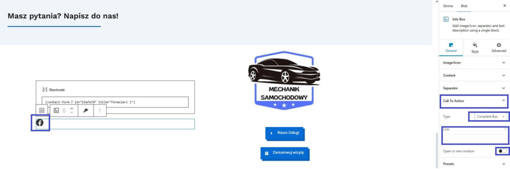 Link do mediów społecznościowych