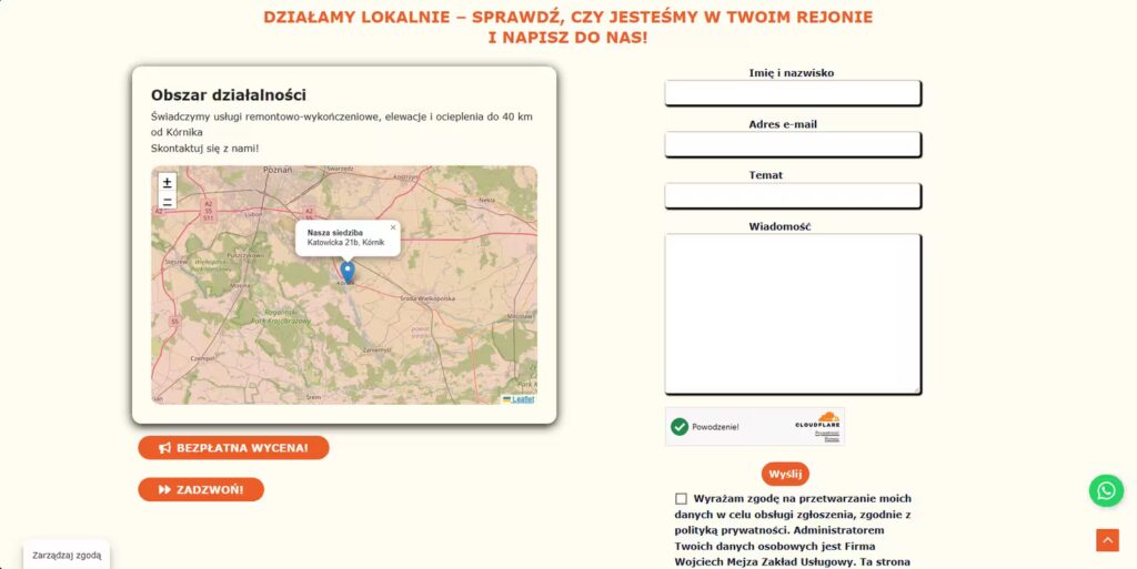Obszar działalności wyremontujemy