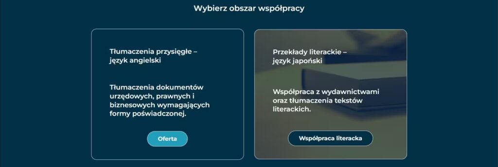 Obszar współpracy Anna Grajny Graling