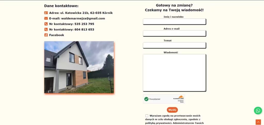Zakładka kontakt wyremontujemy