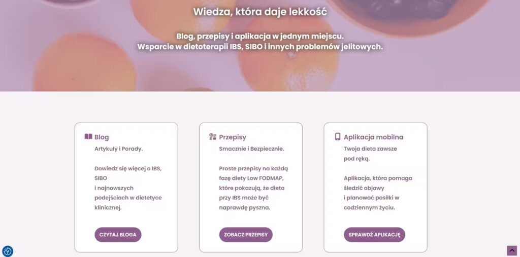 Baza wiedzy dietetyk kliniczny realizacja CraftedWP